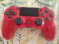 Comando Ps4 vermelho original