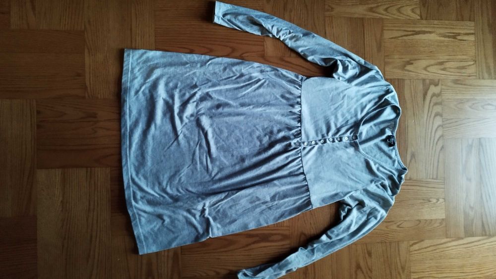 Szara koszula ciążowa