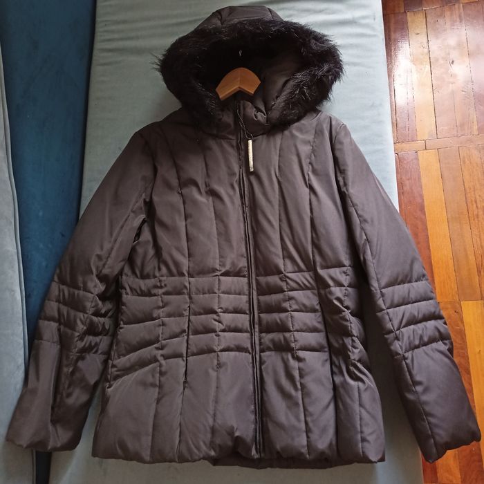 Утепленная брендовая "Calvin Klein" курточка на пуху р.XL (женская)