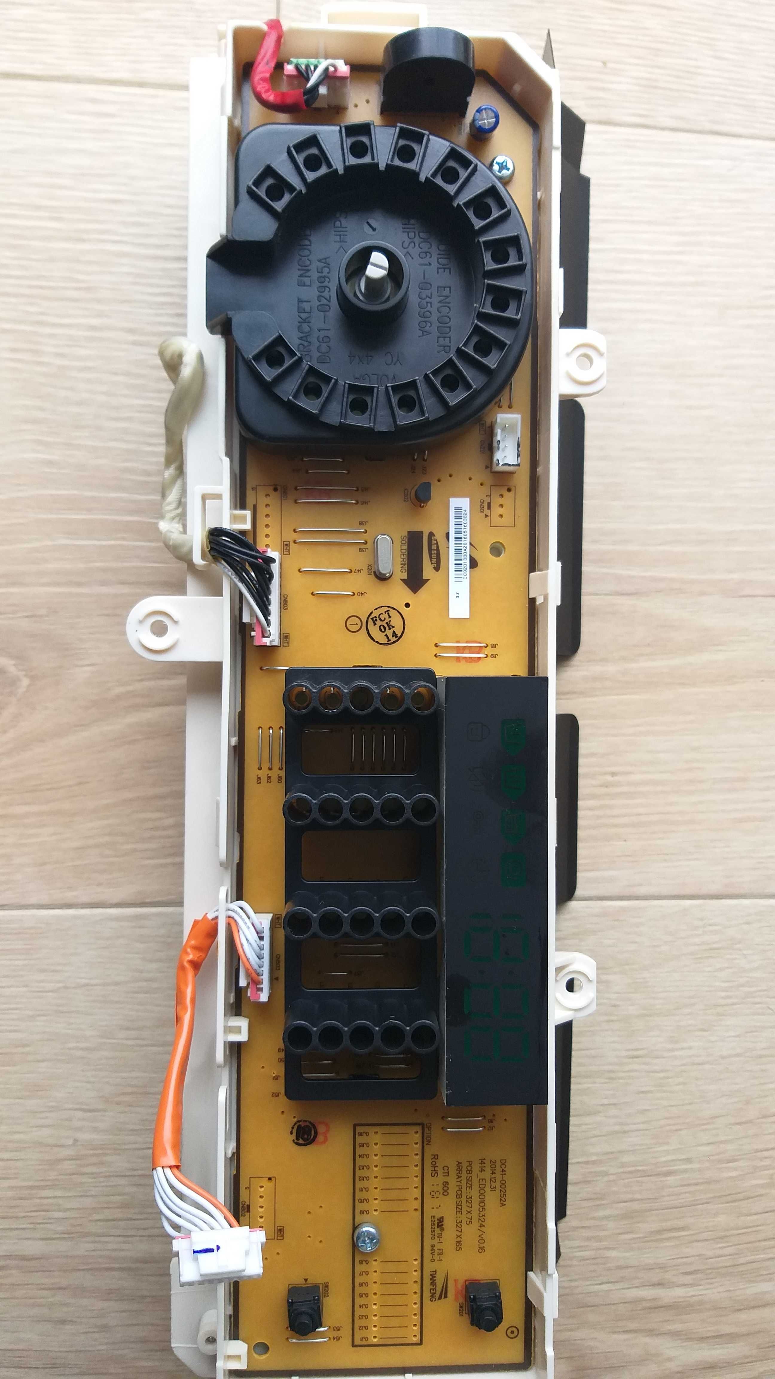 Uszkodzony programator sterownik pralka Samsung WW70K5210UW ecobubble