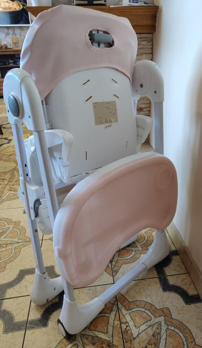 Kinderkraft Yummy, krzesełko do karmienia dzieci z tacą na żywność.