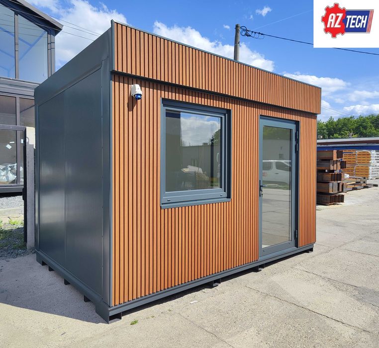 Kontener / Ładne biuro / Stróżówka 4,0 x 2,5 m z dostawą