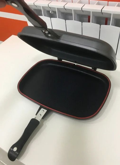 Двойная сковорода-гриль Double Grill Pan 32 см/ Сковородка подвійна