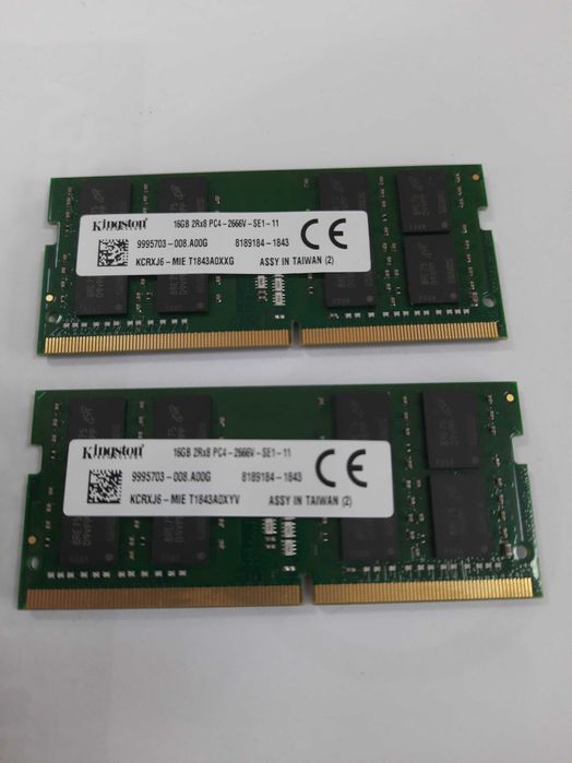 Оперативна пам'ять Kingston 32Gb (16+16) DDR4 2666 MHz