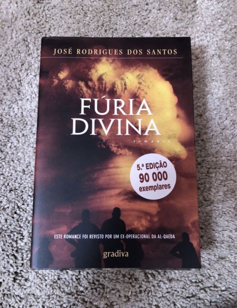 Livro - “Fúria Divina” - José Rodrigues dos Santos - NOVO