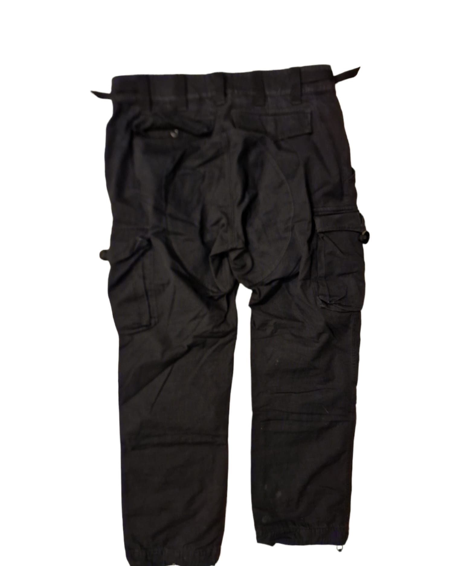 NFM spodnie trousers lance czarne black LS