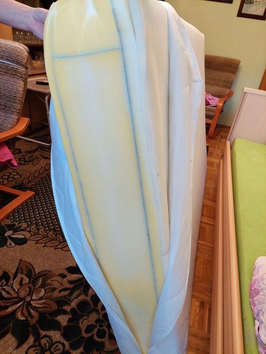 Materac 120x190x21 cm - sprężyna kieszonkowa + visco