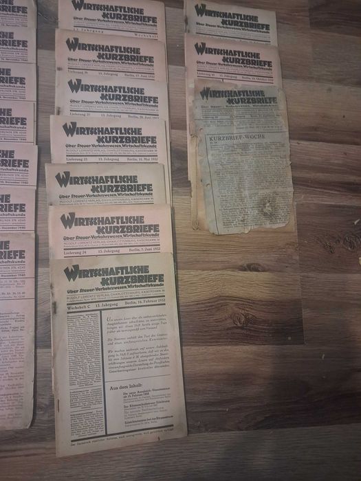 Przedwojenne czasopisma niemieckie 57 sztuk