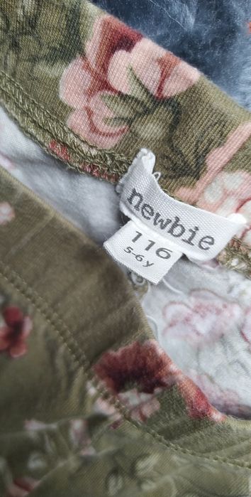 Leginsy newbie 116 kwiaty