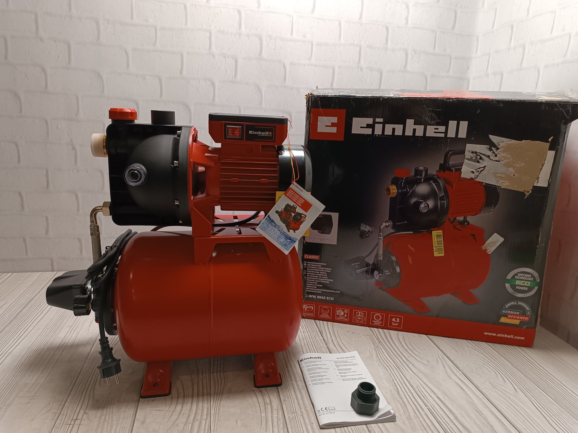 Einhell GC-WW 8042 ECO побутова система водопостачання 800 Вт