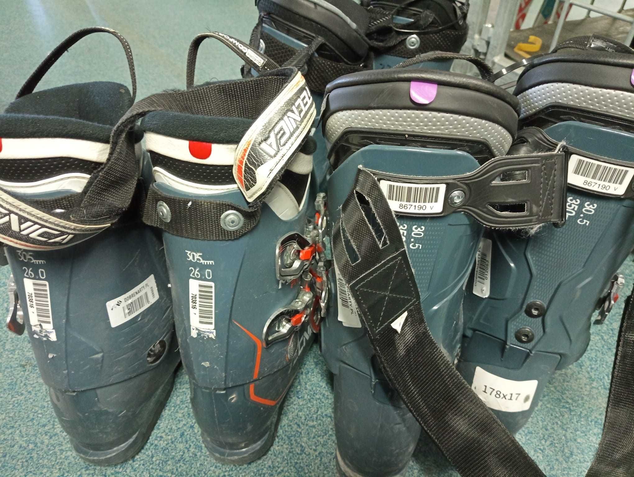 Buty narciarskie Tecnica, 5 par, pakiet 847.