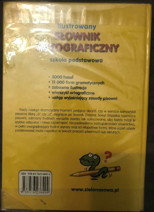 Ilustrowany Słownik Ortograficzny Aldona Kowalska 2011 r.