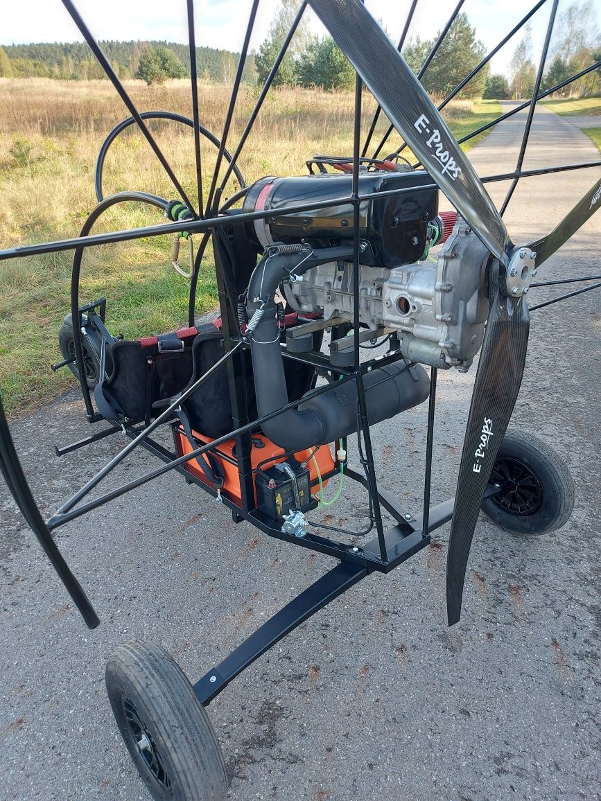 Trajka tandem paralotnia Rotax