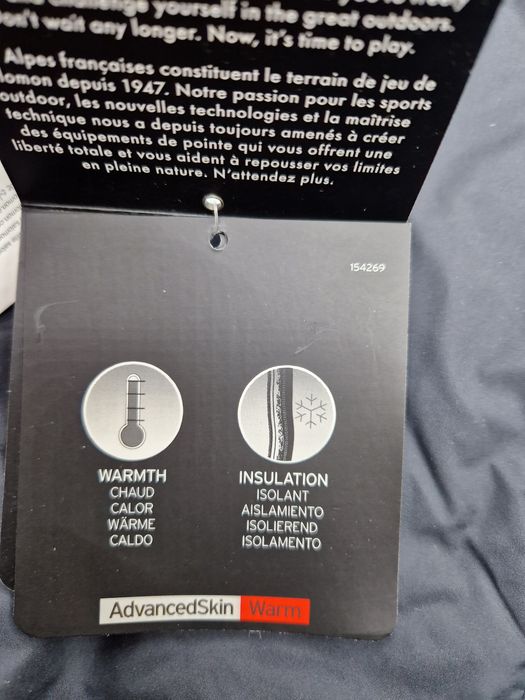 Чоловіча утеплена куртка з капюшоном salomon