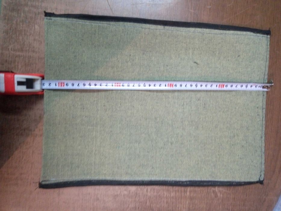 Брезентовый инкассаторский мешок для денег и монет 300*400 мм