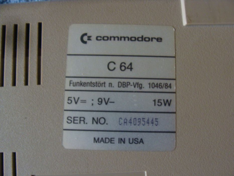 Komputer Commodore C64 Aldi sprawny Made in USA karton