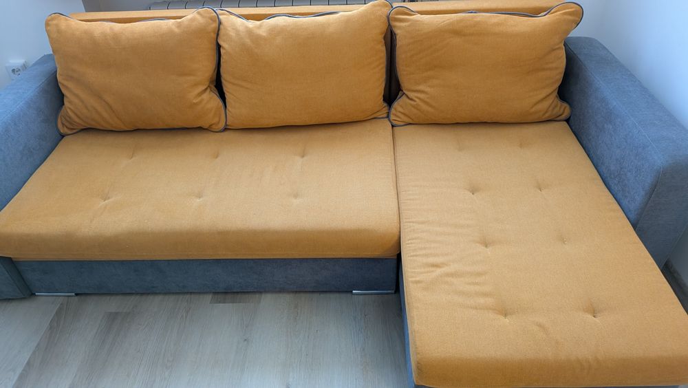 Narożnik z funkcją spania