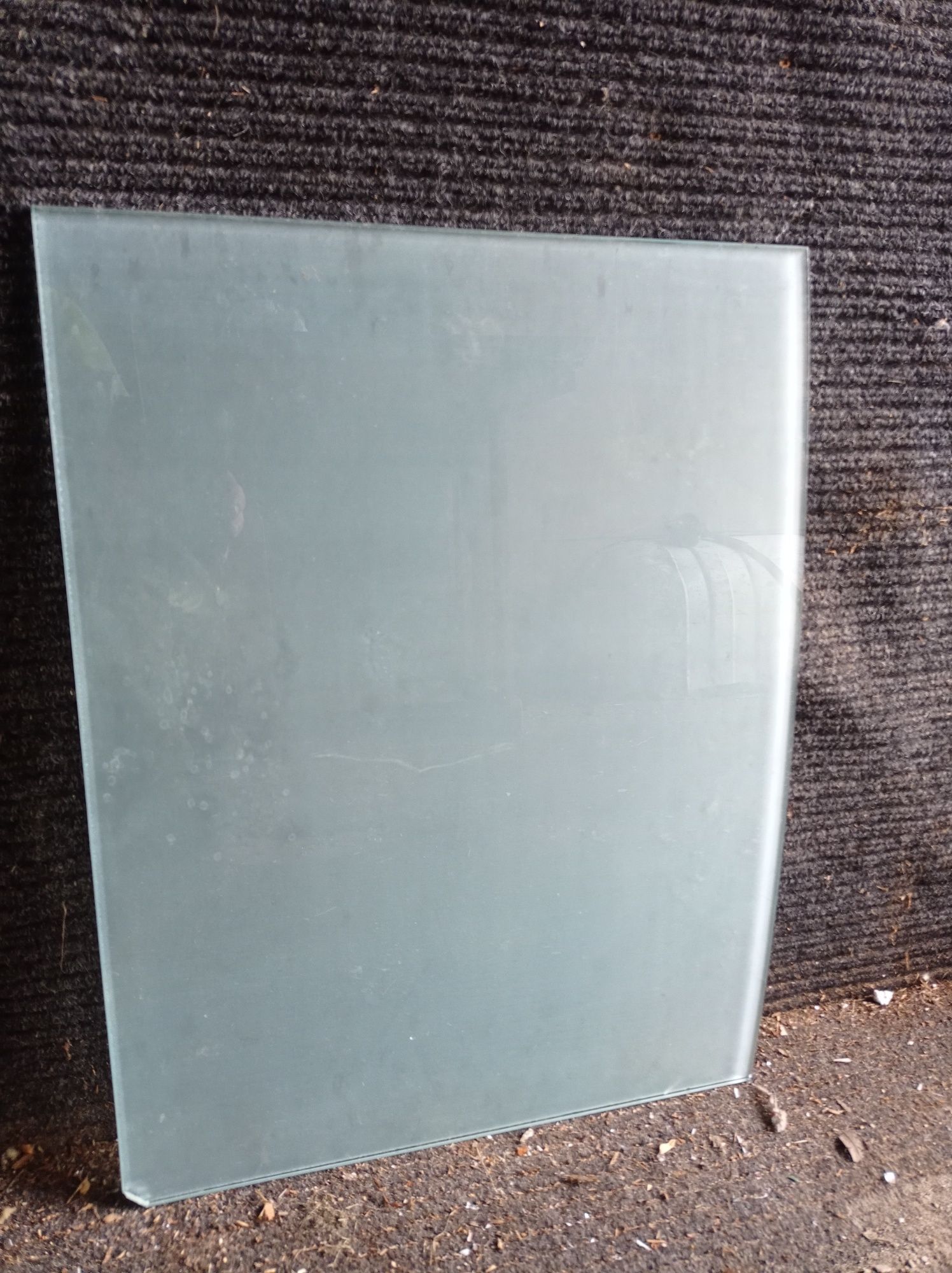 Blat szklany szyba 7mm szkło mleczne 56.5x44.5cm