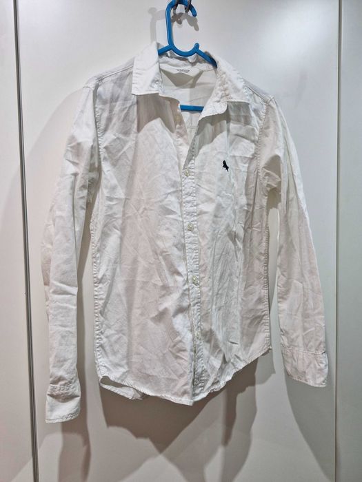 Biała koszula chłopięca 134 H&M