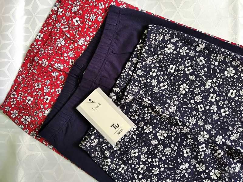 3 pack legginsy 6 lat /110-116 cm TU flower