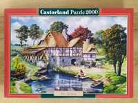 Puzzle Castorland 2000 Water Mill Cottage zielona seria