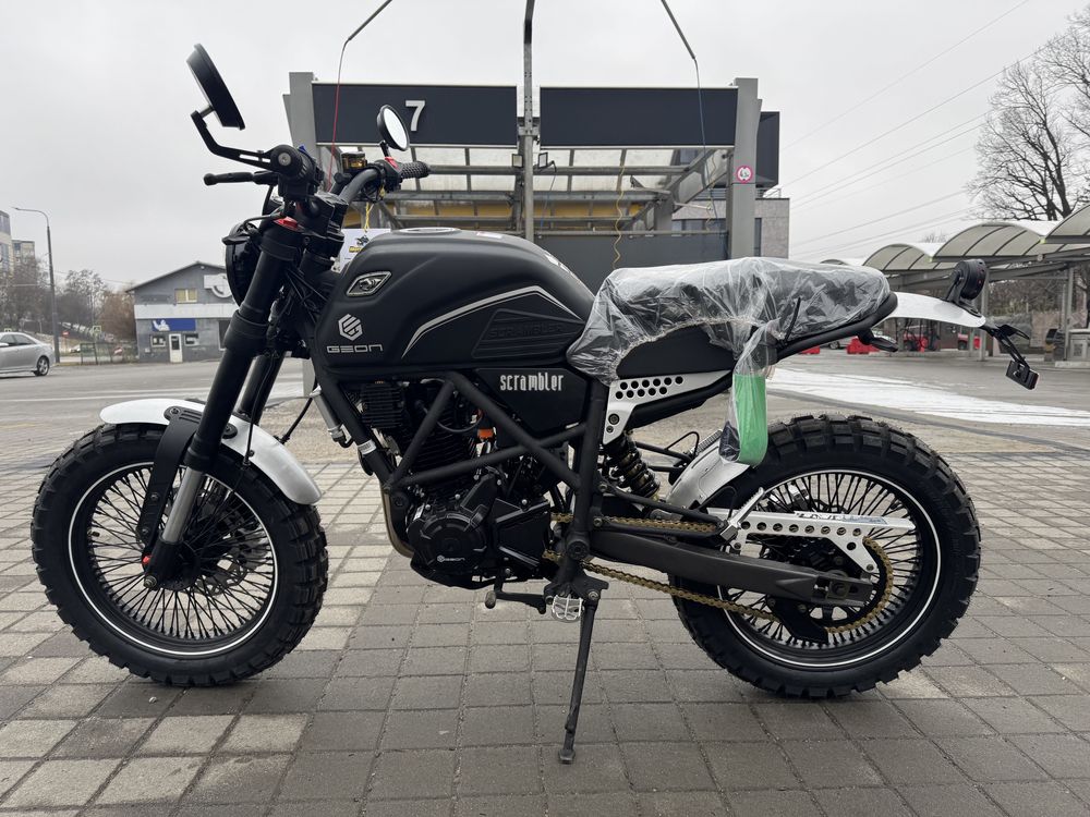 NEW Geon Scrambler 250 4V Matt Black 2025 Кредит/Доставка