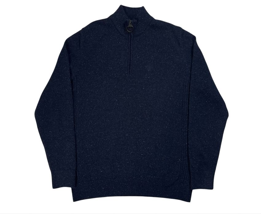 Barbour світер шерстяний кофта 1/4 замок чоловічий М
