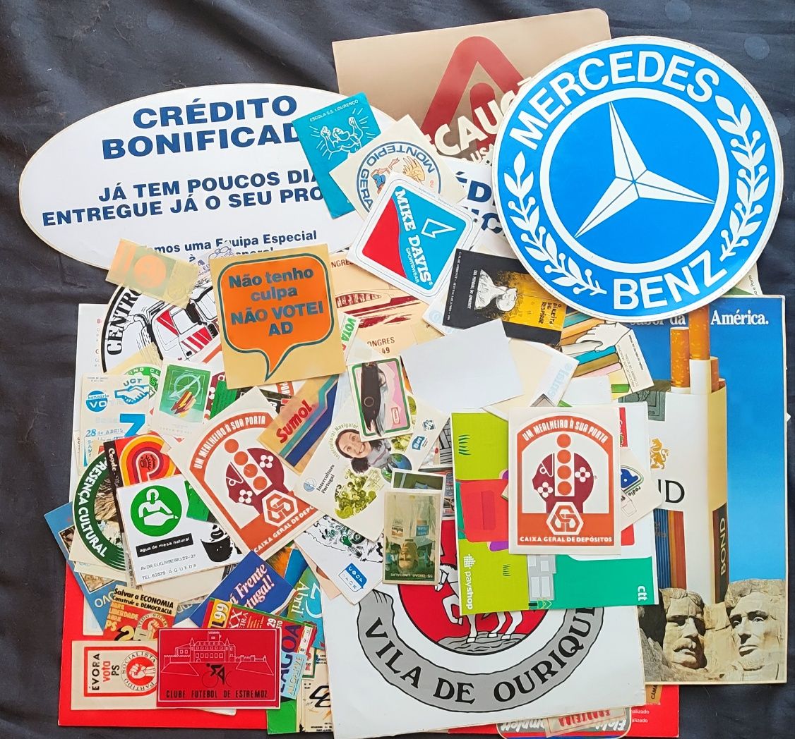 Coleção autocolantes
