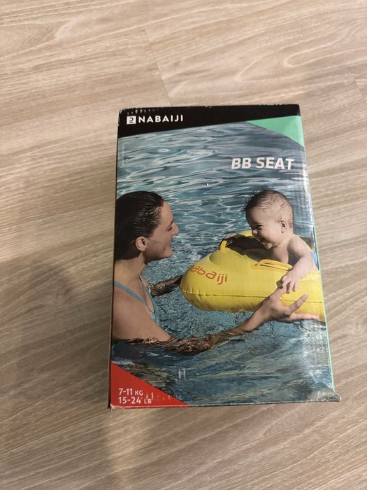 Boia Insuflável de Piscina com Assento Nabaiji