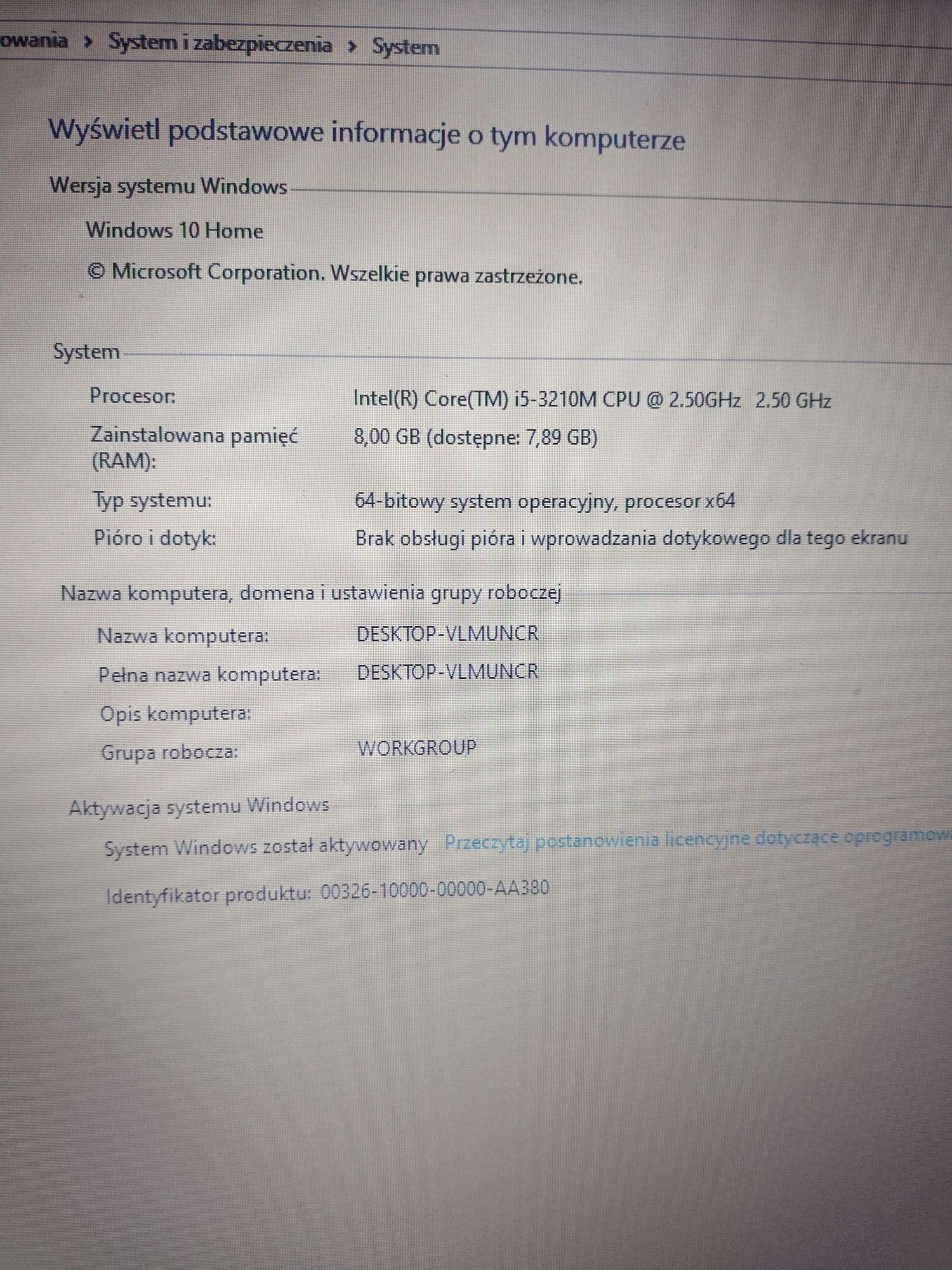 Laptop Samsung notebook