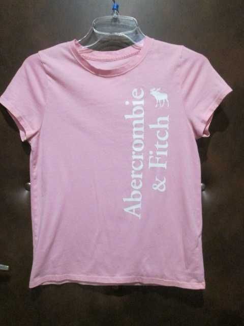 t-shirt abercrombie & fitch różowy rozmiar S