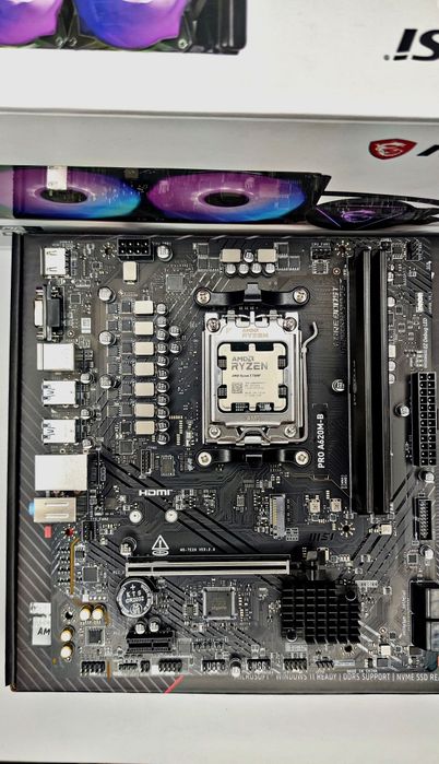 Игровой комплект Ryzen 5 7500F | 32GB RAM |с Водяным охлаждением MSI.