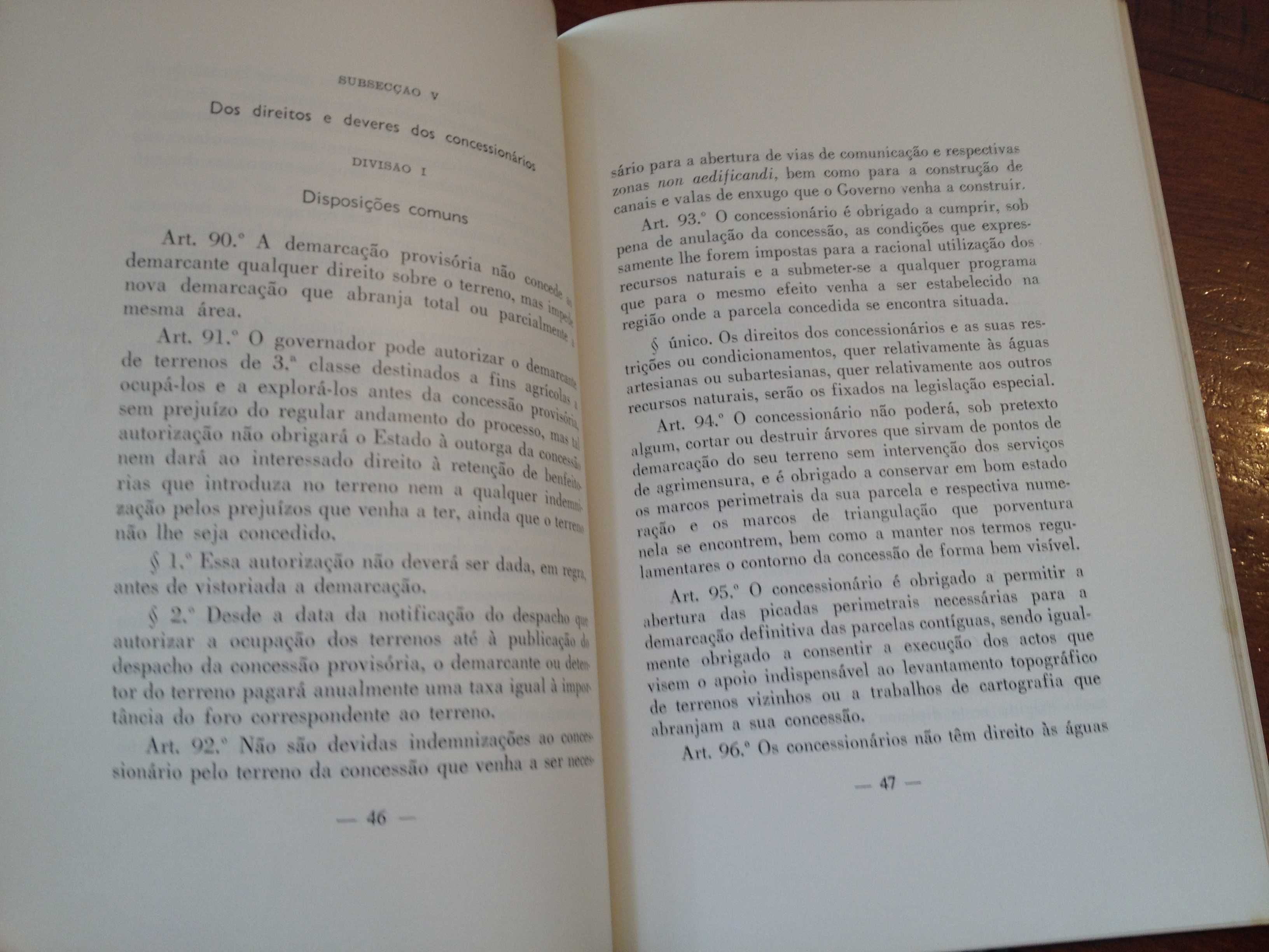 Regulamento da ocupação e concessão de terrenos