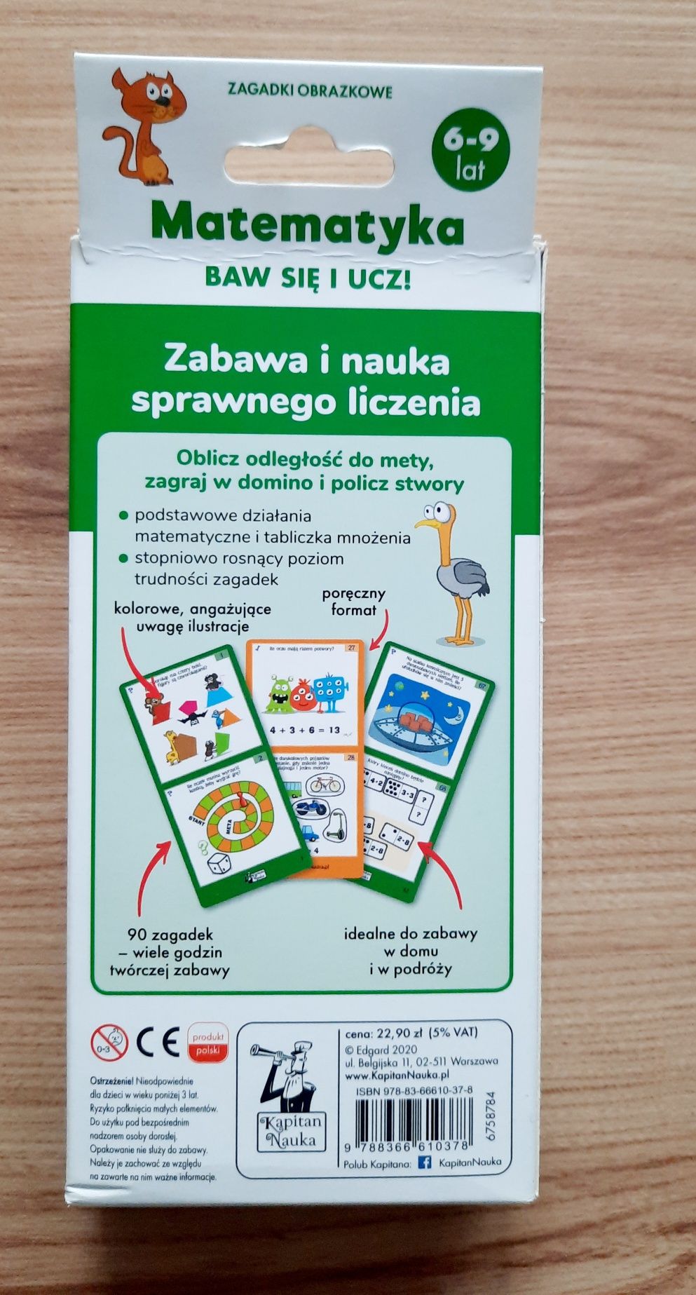 Kapitan nauka matematyka dla najmłodszych edukacja zabawa