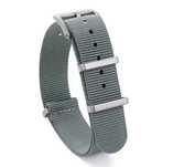Nylonowy pasek NATO 19mm szary do CWC, Certina, Tissot etc
