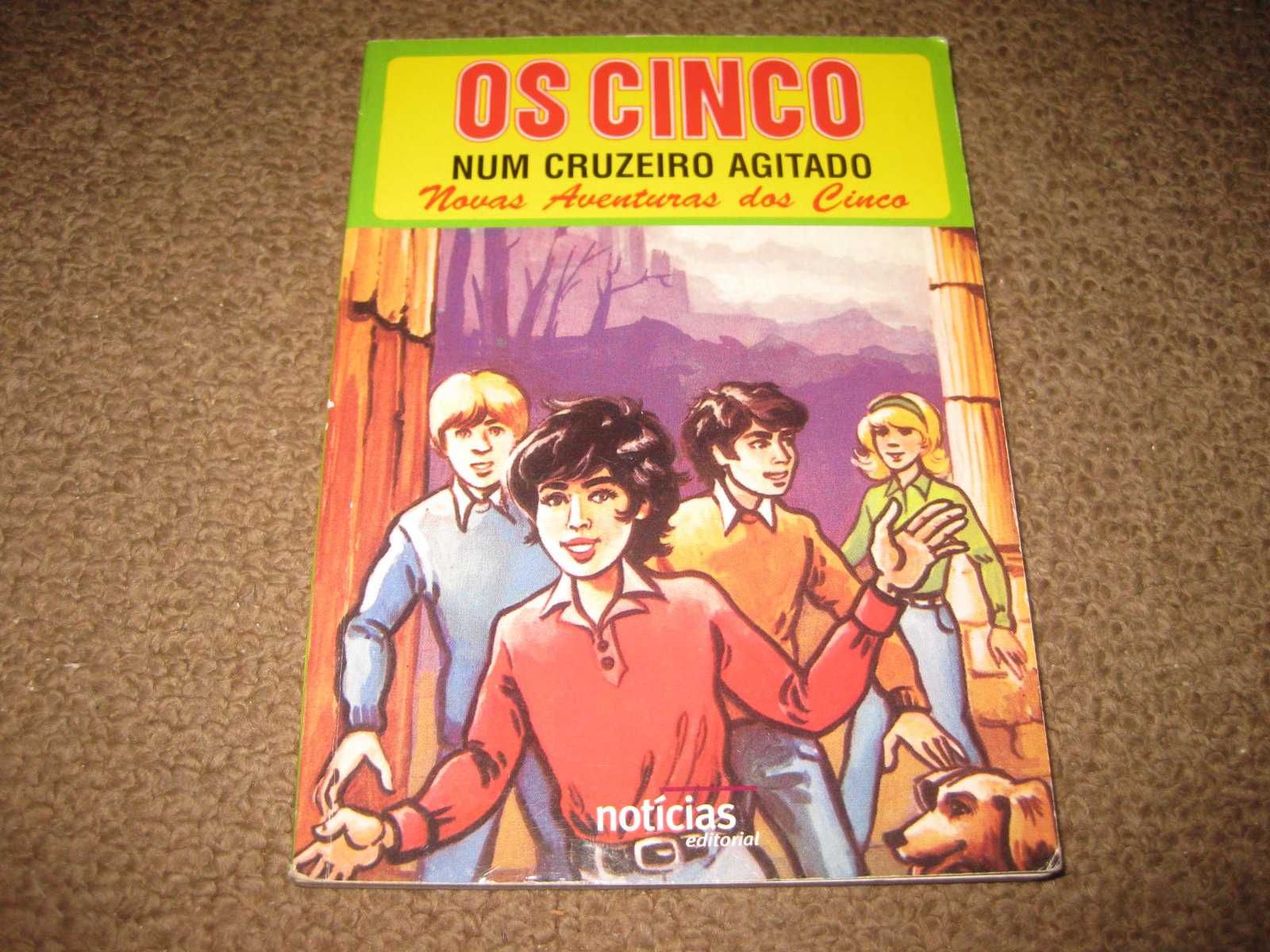 Livro "Os Cinco num Cruzeiro Agitado" de Enid Blyton