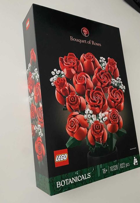LEGO ICONS klocki Bukiet Róż 18+  NOWY
