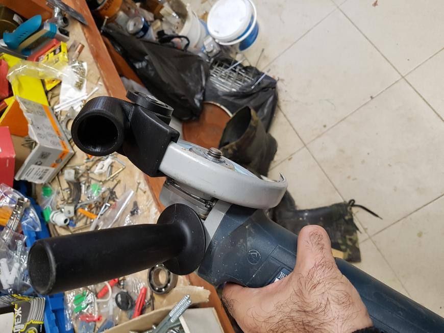 Пиловідвід на УШМ КШМ (пылеотвод на болгарку) 125 мм