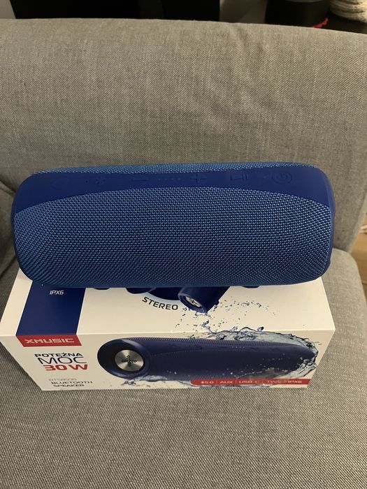 Głośnik bluetooth Xmusic BTS800B Niebieski nieuzywany