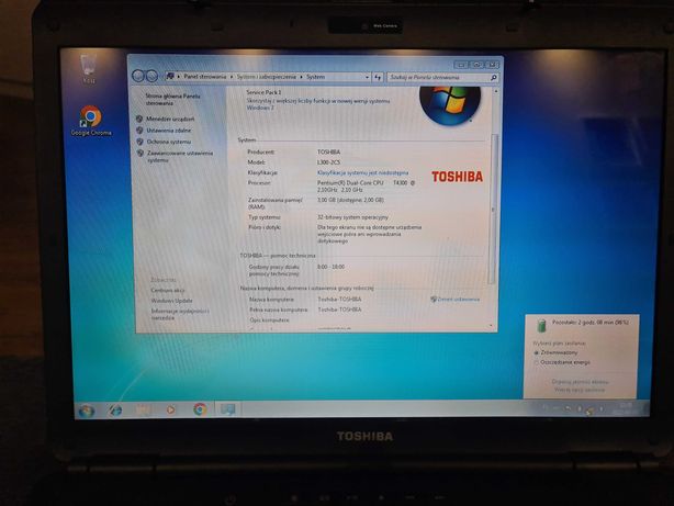 Laptop Toshiba Satelite L300 15,4 " Intel Pentium Dual-Core