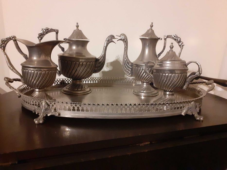 Conjunto de chá em casquinha