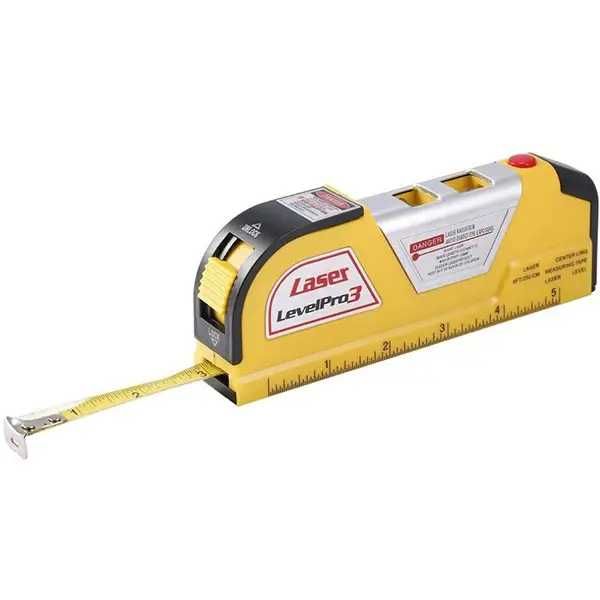 Лазерний рівень Easy Fix Laser Level Pro 3 з вбудованою рулеткою