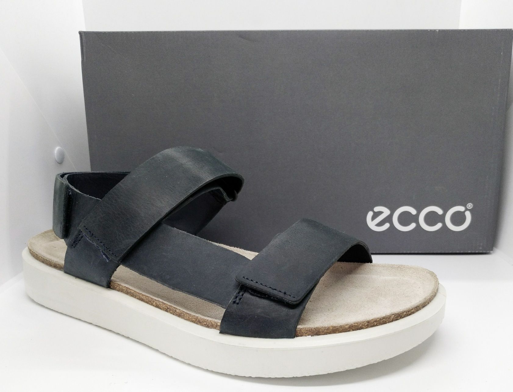 кожаные 42р сандалии ECCO CORKSPHERE оригинал
