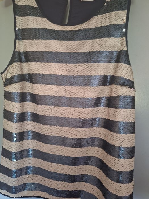 Top de lantejoulas da Naf Naf