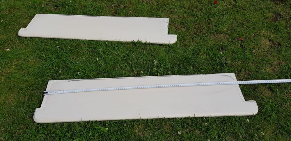 3 parapety marmur syntetyczny