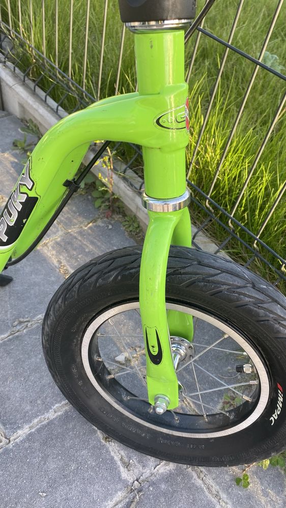 Rowerek biegowy Puky, 12-cali, zielony
