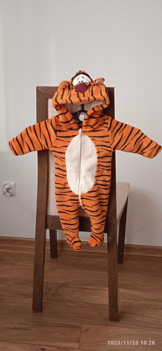 Strój tygrysa, pajac dla niemowlaka