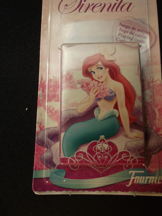 Fournier - Baralho de cartas Disney - Jogo Pequena Sereia