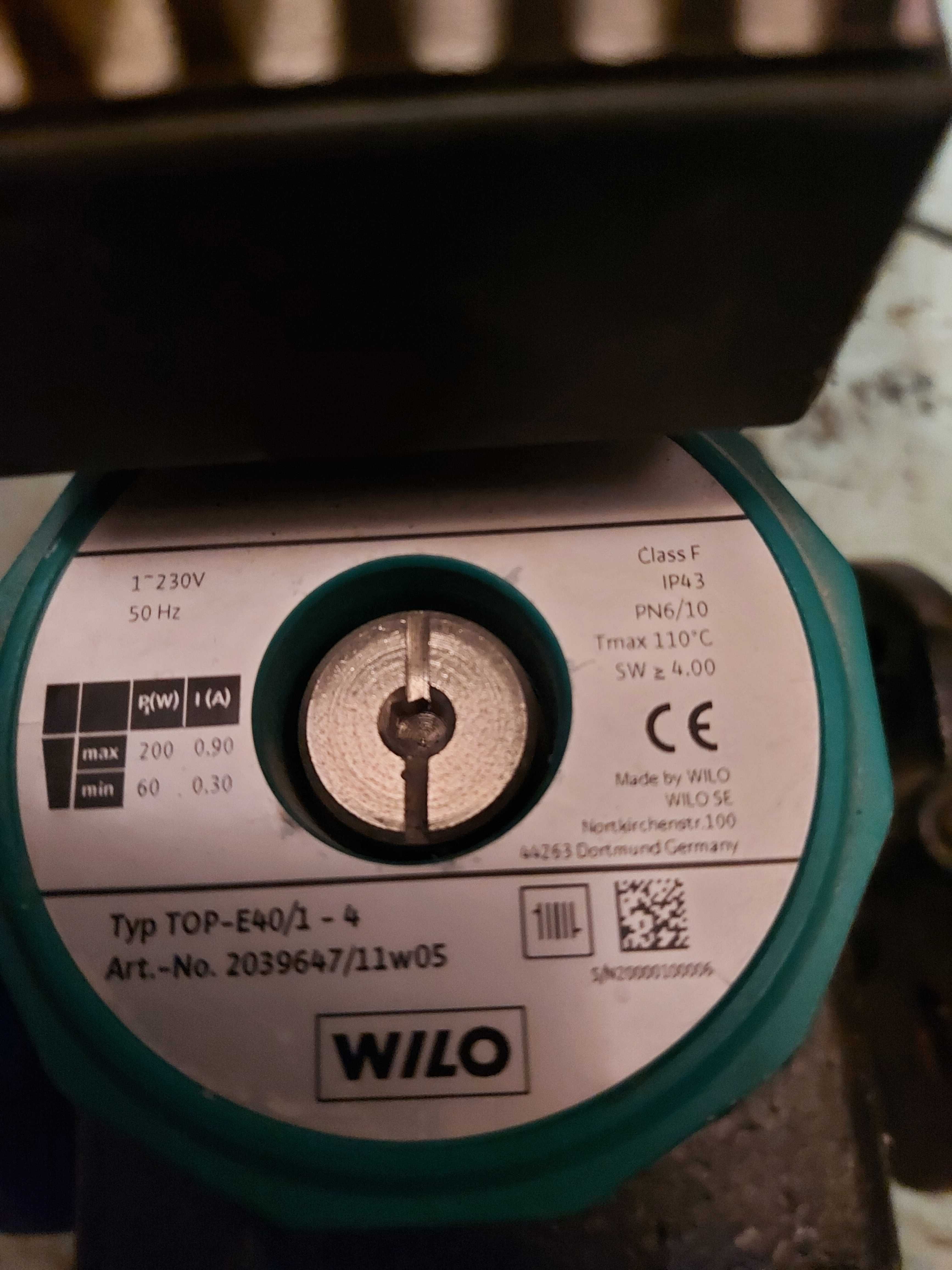 Pompa obiegowa Wilo Top E40/1-4 Dwie sztuki