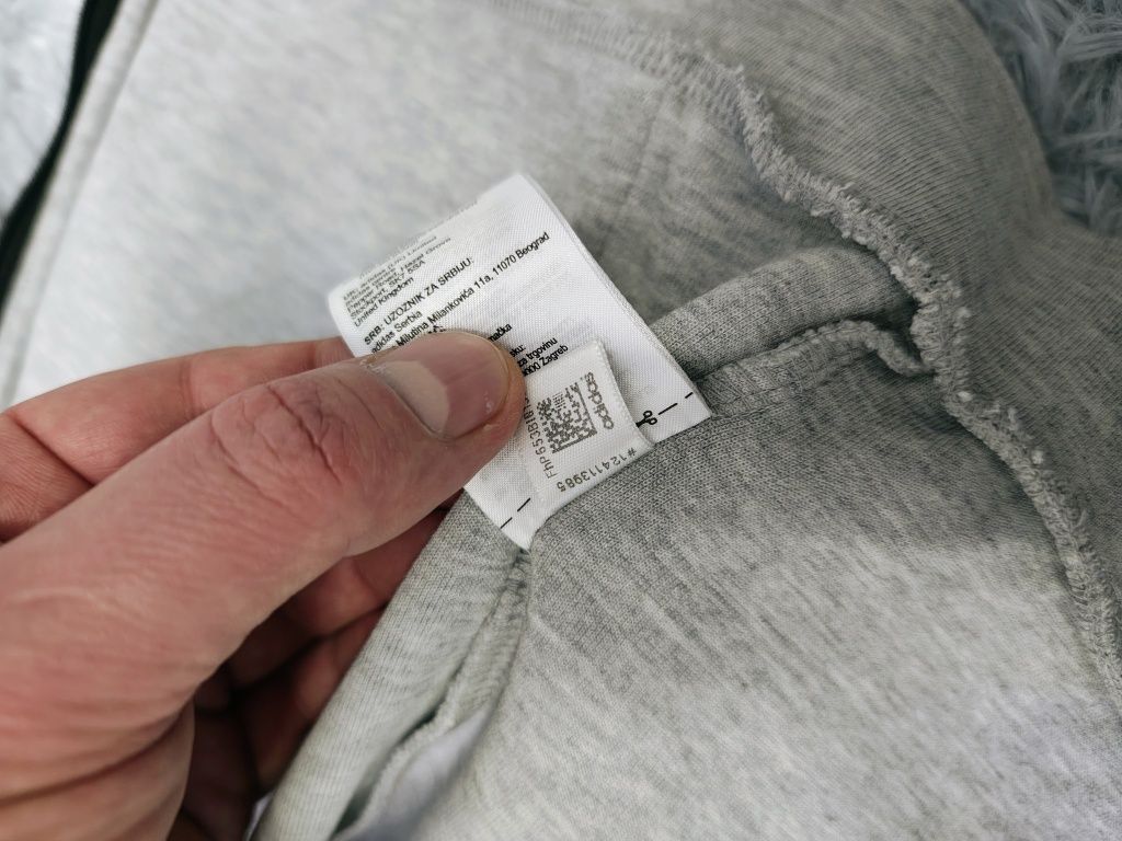 Bluza z kapturem Adidas rozm L dresowa bawełniana